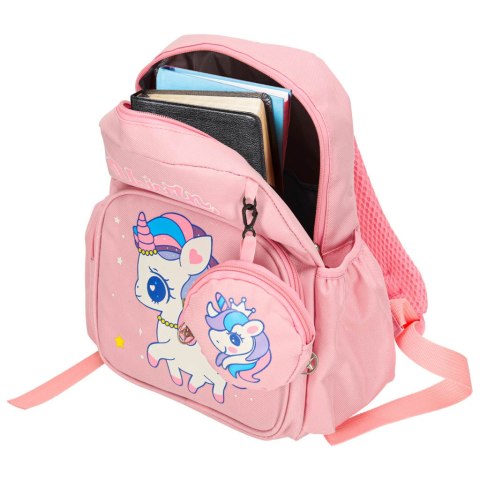 Plecak dla przedszkolaka szkolny dziecięcy jednorożec 30x14x23cm