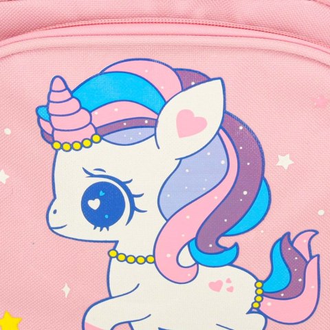 Plecak dla przedszkolaka szkolny dziecięcy jednorożec 30x14x23cm