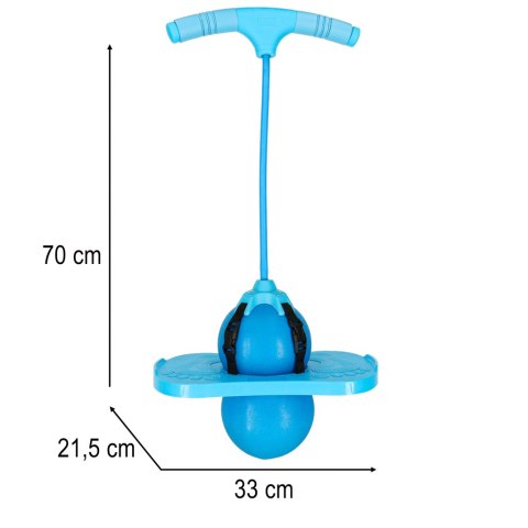Skoczek dla dzieci pogo równowaga jumper niebieski