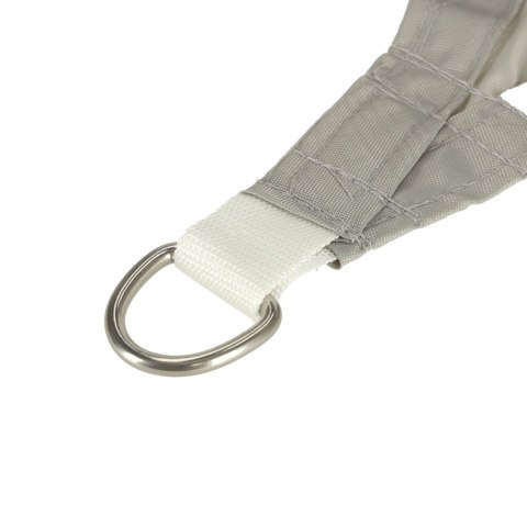 Żagiel przeciwsłoneczny LUARO ogrodowy tarasowy wodoodporny 4x4x4m kwadratowy szary