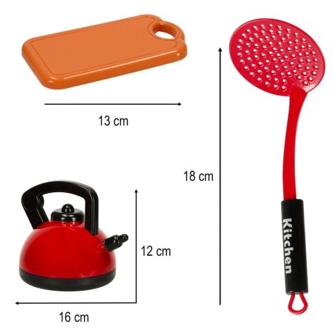 Zestaw akcesoriów kuchennych garnki naczynia 35szt