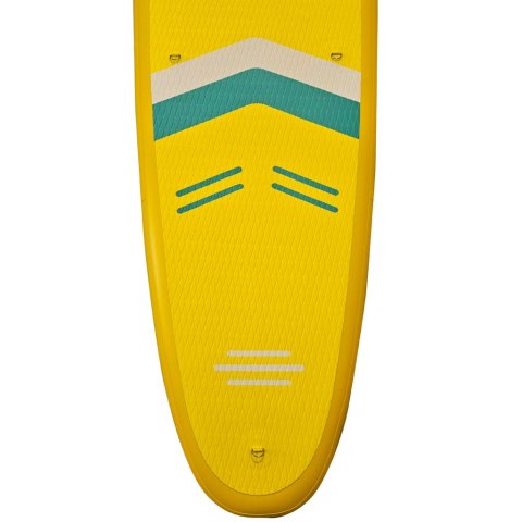 Deska SUP pompowana do pływania z siedzeniem akcesoriami wiosło zestaw żółta 350 cm