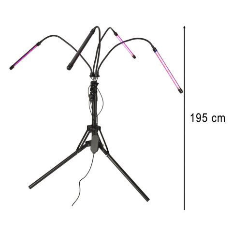 Lampa do roślin LED uprawy wzrostu panel 4x80LED
