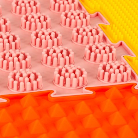 Mata sensoryczne puzzle montessori do masażu stóp 8 elementów