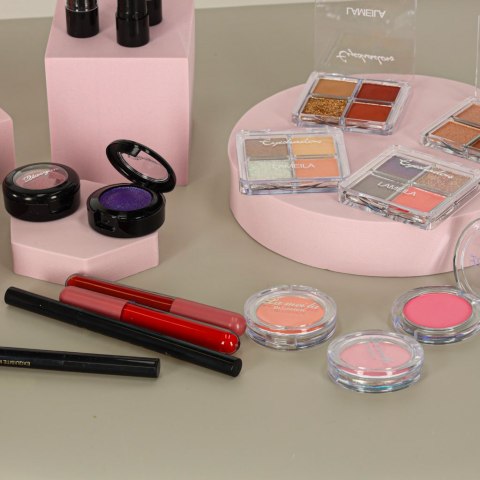 Kuferek zestaw kosmetyków do makijażu domowe spa walizka XXL