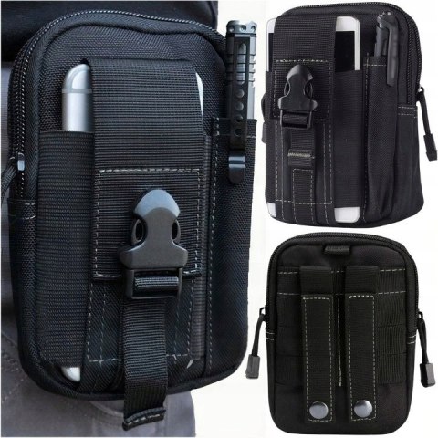 Saszetka nerka taktyczna do paska dwie komory survival