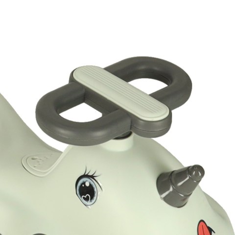 Jeździk grawitacyjny LED Swing FIX S1 skuter z rączką szary max 65kg