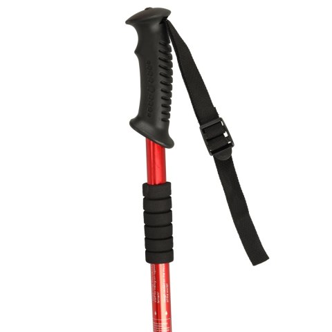 Kijki kije trekkingowe do nordic walking składane 2 sztuki czerwone