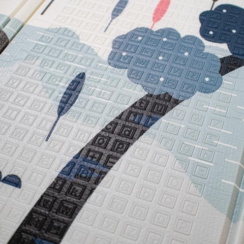 Mata edukacyjna dla dzieci ulica/las 177x158x0,8cm