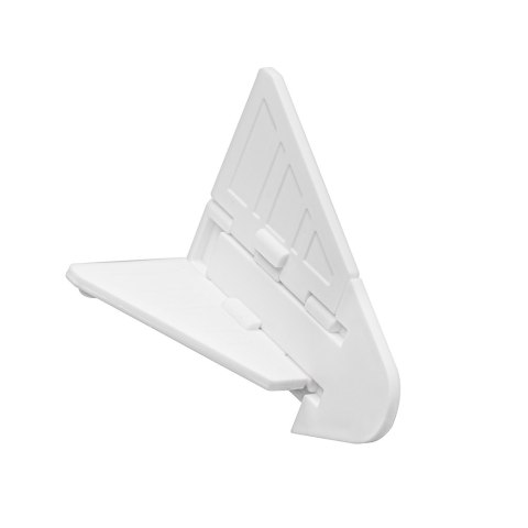 Zabezpieczenie motylek blokada do drzwi przesuwnych biały