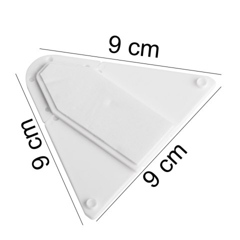 Zabezpieczenie motylek blokada do drzwi przesuwnych biały