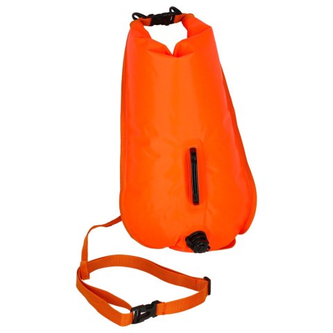 Bojka do pływania duża boja asekuracyjna ratunkowa pływacka kieszeń gwizdek 28l