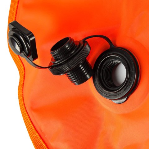 Bojka do pływania duża boja asekuracyjna ratunkowa pływacka kieszeń gwizdek 28l