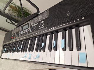 Keyboard MK-2115 Organy, 61 Klawiszy, Zasilacz, Podświetlane Klawisze Przecena 2