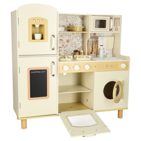 Kuchnia dla dzieci drewniana kran z wodą dźwięki światła 90cm