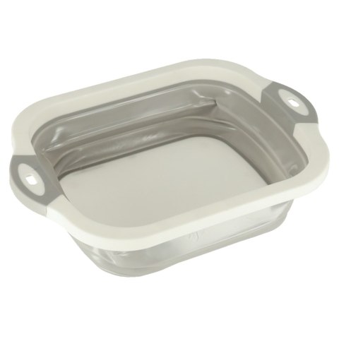 Miska składana silikonowa z odpływem deska do krojenia zlew turystyczny ociekacz