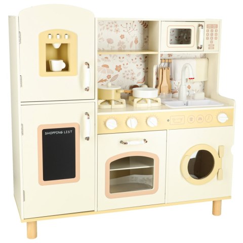 Kuchnia dla dzieci drewniana kran z wodą dźwięki światła 90cm