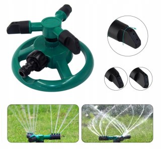 Obrotowy zraszacz ogrodowy trzy ramiona