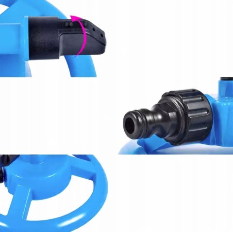 Obrotowy zraszacz ogrodowy trzy ramiona