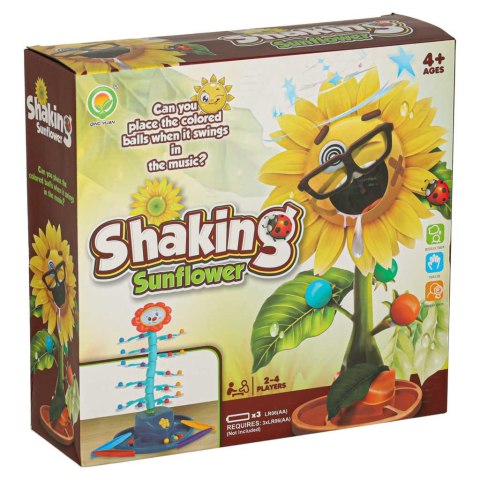 Gra zręcznościowa Tańczący słonecznik kwiatek 4 graczy