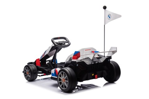 Pojazd Gokart BMW z Funkcją Driftu Biały
