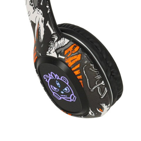 Słuchawki bezprzewodowe nauszne Bluetooth Gaming Sport czarne