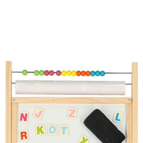 Tablica magnetyczna kredowa liczydło papier kreda literki gratis