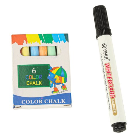 Tablica magnetyczna kredowa liczydło papier kreda literki gratis