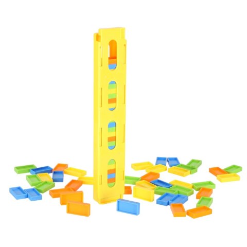 Lokomotywa Pociąg Układanka domino ciuchcia czerwona