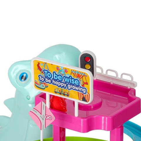 Wyścig dinozaurów tor dinozaur dźwięki światła