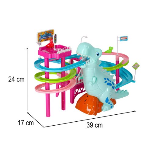 Wyścig dinozaurów tor dinozaur dźwięki światła