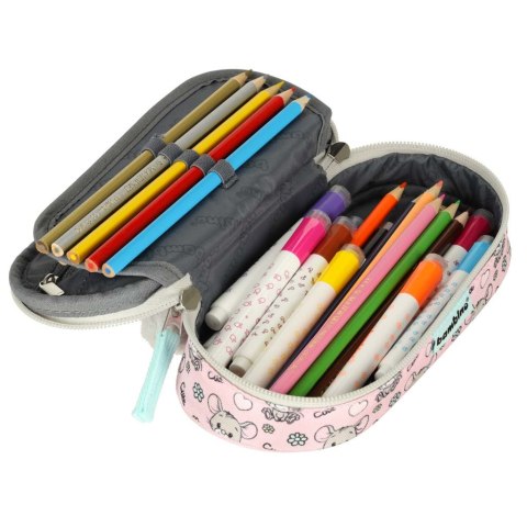 Piórnik saszetka usztywniony z klapką mysz