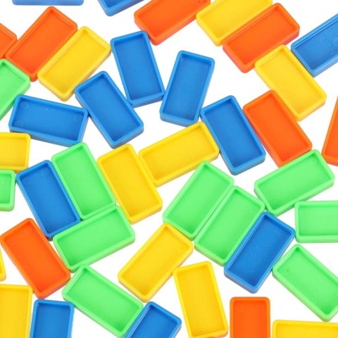 Samolot wyrzutnia napędzana domino gra edukacyjna domino zestaw klocki 2x samolot schody kula