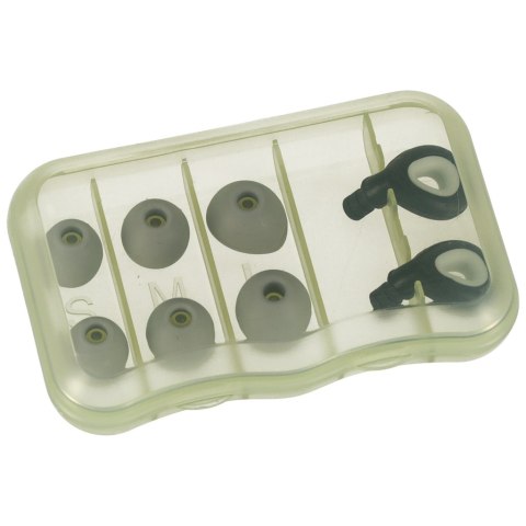 Zatyczki do uszu stopery silikonowe wyciszające redukcja szumów zestaw 3 rozmiary