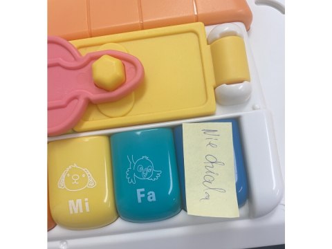 Edukacyjny Interaktywny Stolik Dla Dzieci, Pianinko, Klocki, Melodie Przecena 2
