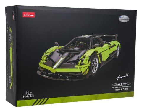 Autko 1:8 Pagani Huayra BC Klocki Zielony RASTAR