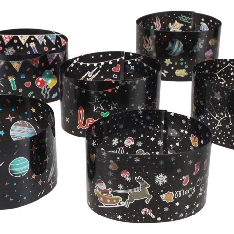 Lampka nocna projektor gwiazd LED USB obrotowy 6 motywów pilot królik