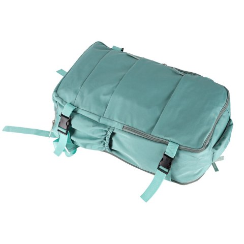 Plecak podróżny turystyczny bagaż zielony 45x30 cm