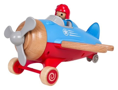 Drewniany Samolot Niebieski