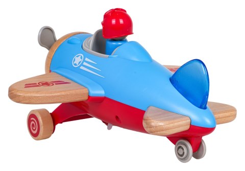 Drewniany Samolot Niebieski