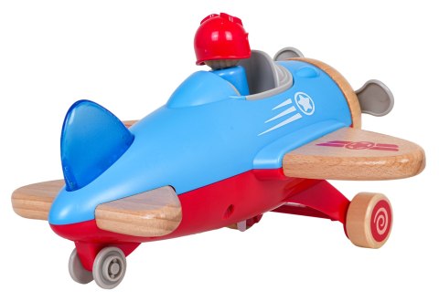 Drewniany Samolot Niebieski