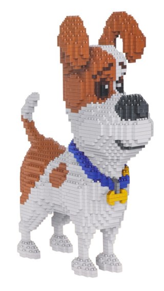 Klocki Piesek do Złożenia Jack Russell zestaw konstrukcyjny 3D 1930el.