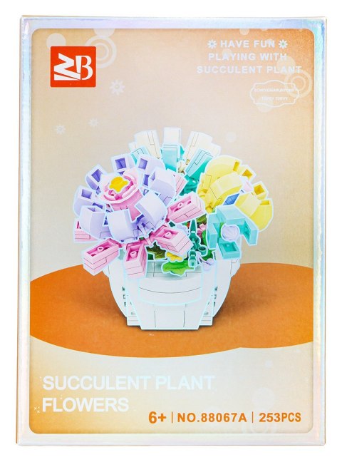 Zestaw Klocków Kwiaty 253el.