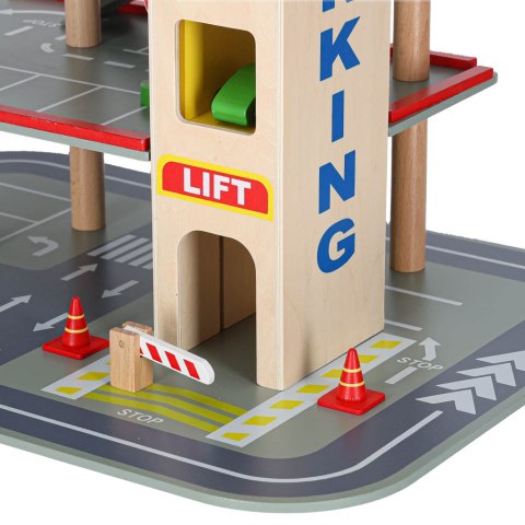 LULILO Parking drewniany BENINO piętrowy garaż miejski