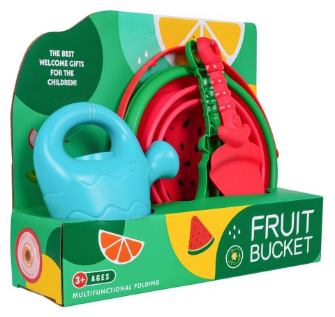 MEGA Zestaw Akcesoriów do Piasku + Składane Wiaderko