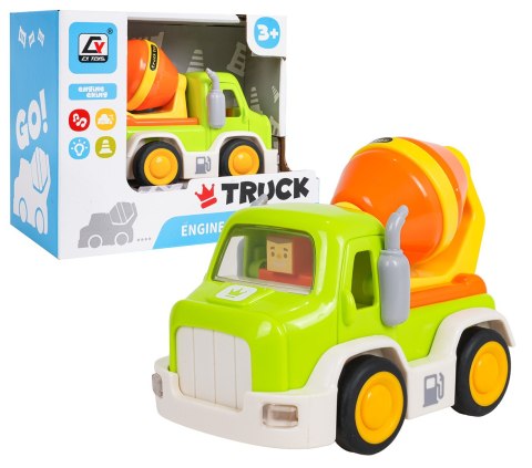 Autko Betoniarka z Funkcją Dźwięku i Świateł