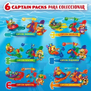 Piratix 2 Shark Treasure Capitan Pack Saw pojazd morski 4 figurki katapulta