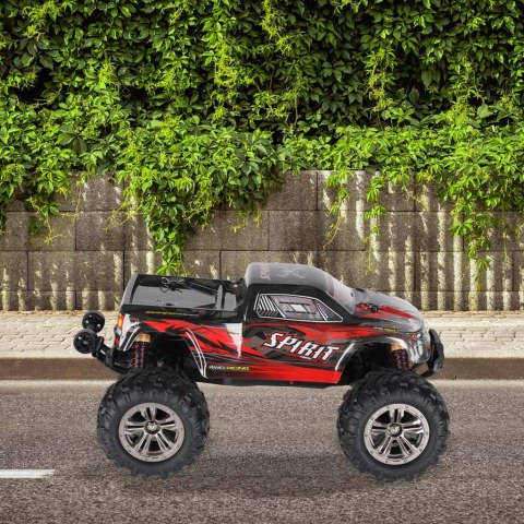 Samochód zdalnie sterowany na pilota RC Q901 bezszczotkowy 1:16 2,4G 4CH 52km/h czerwony