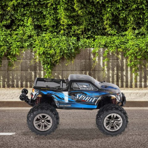 Samochód zdalnie sterowany na pilota RC Q901 bezszczotkowy 1:16 2,4G 4CH 52km/h niebieski