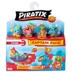 Piratix Shark Treasure Capitan Pack Anchor pojazd morski figurki katapulta